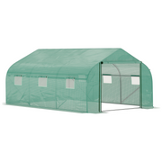 cortex-london-windsor-walk-in-polytunnel-tent-4-point-47-x-3-x-2m-green-pe-cover-six-mesh-lined-windows