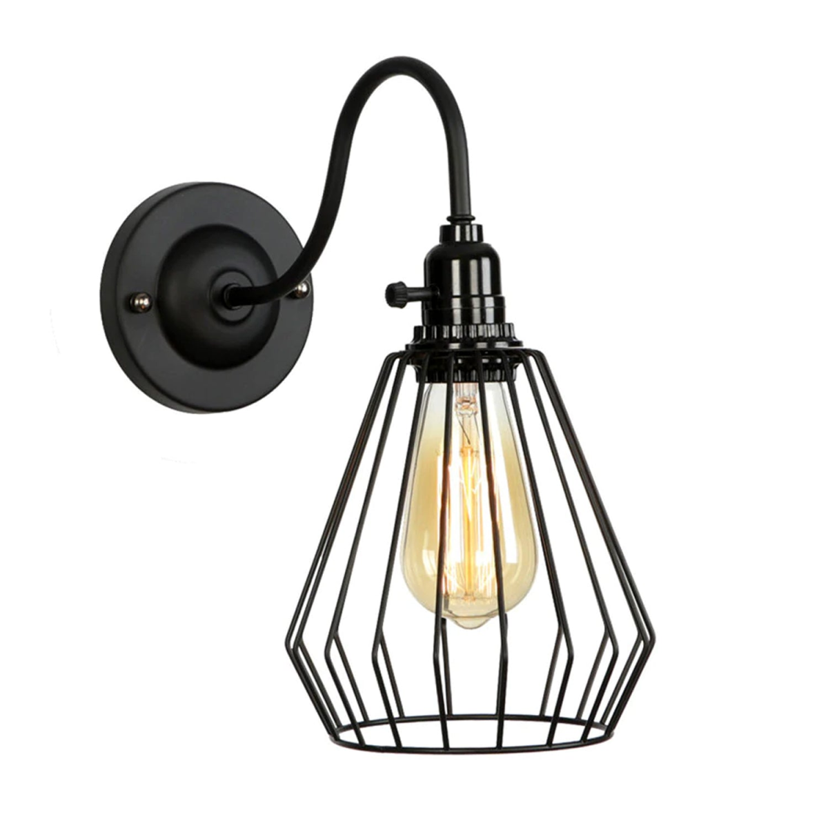 cortex-london-york-black-cage-wall-light-e27-iron