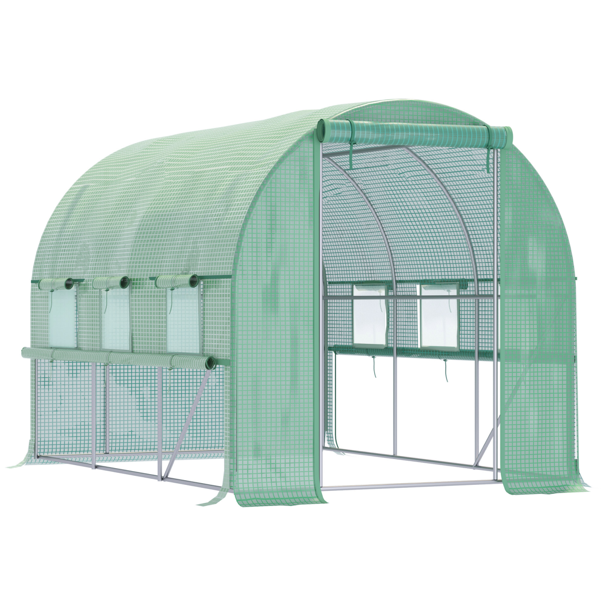 cortex-london-windsor-large-garden-greenhouse-zipped-doors-green