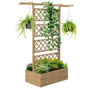 cortex-london-york-fir-wood-trellis-planter-raised-garden-bed-natural-wood-finish