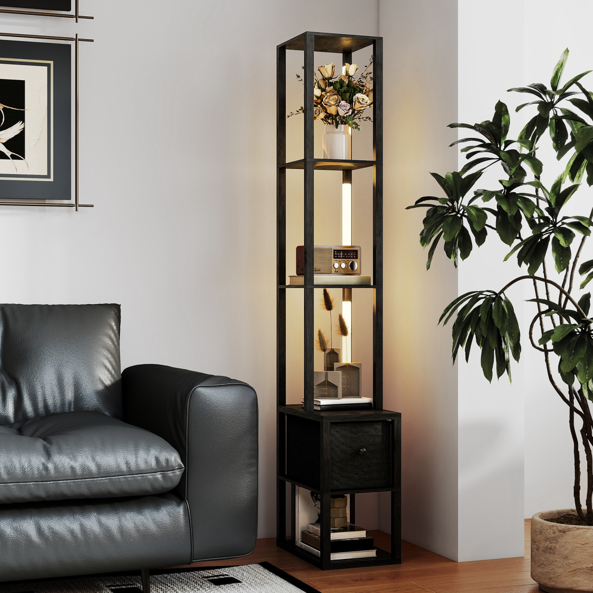 cortex-london-windsor-led-floor-lamp-with-shelves-black