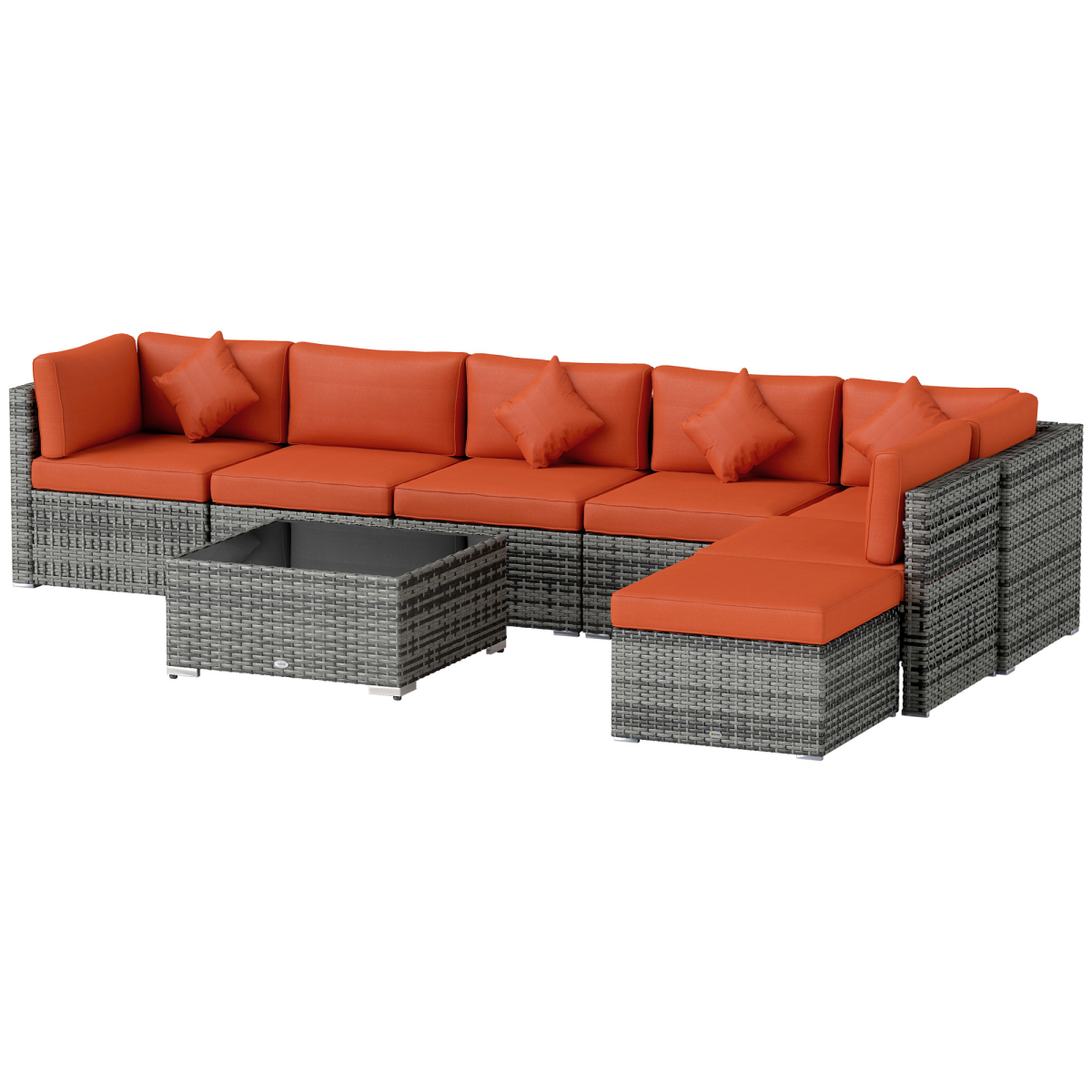 cortex-london-windsor-eight-piece-orange-rattan-garden-sofa-set