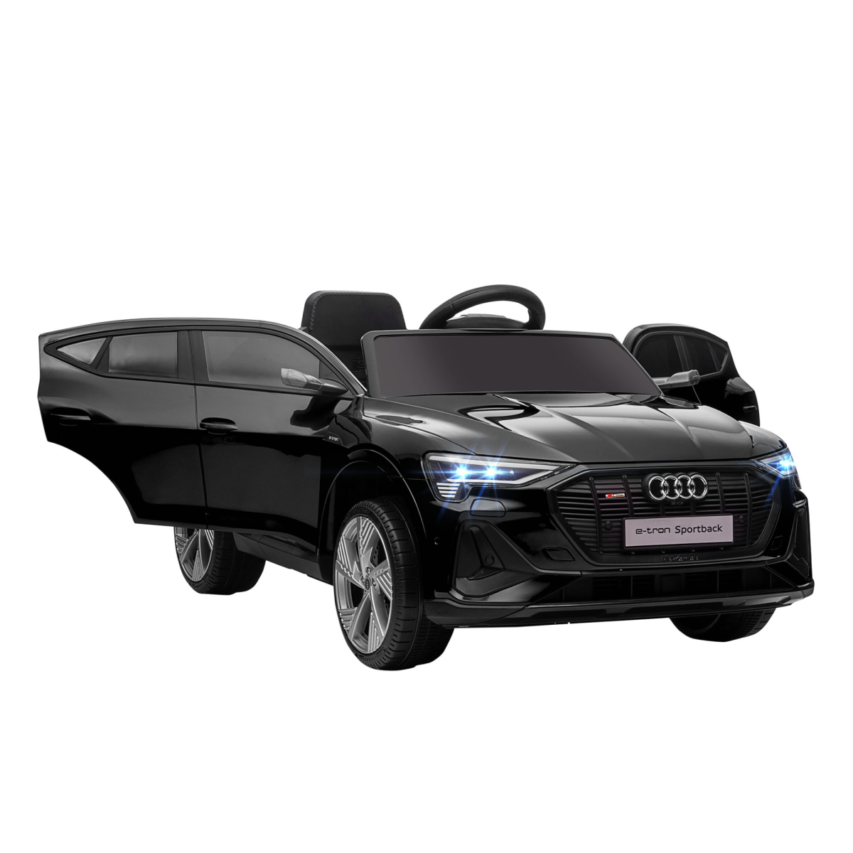 cortex-london-windsor-audi-etron-kids-electric-ride-on-car-black-remote-control-led-lights