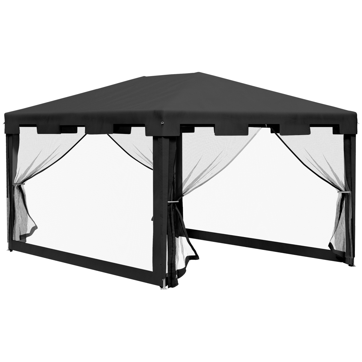 cortex-london-outsunny-york-waterproof-party-tent-garden-gazebo-dark-grey-black