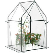 cortex-london-windsor-tomato-greenhouse-clear-steel-plastic-uv-resistant-cover-two-zipped-doors