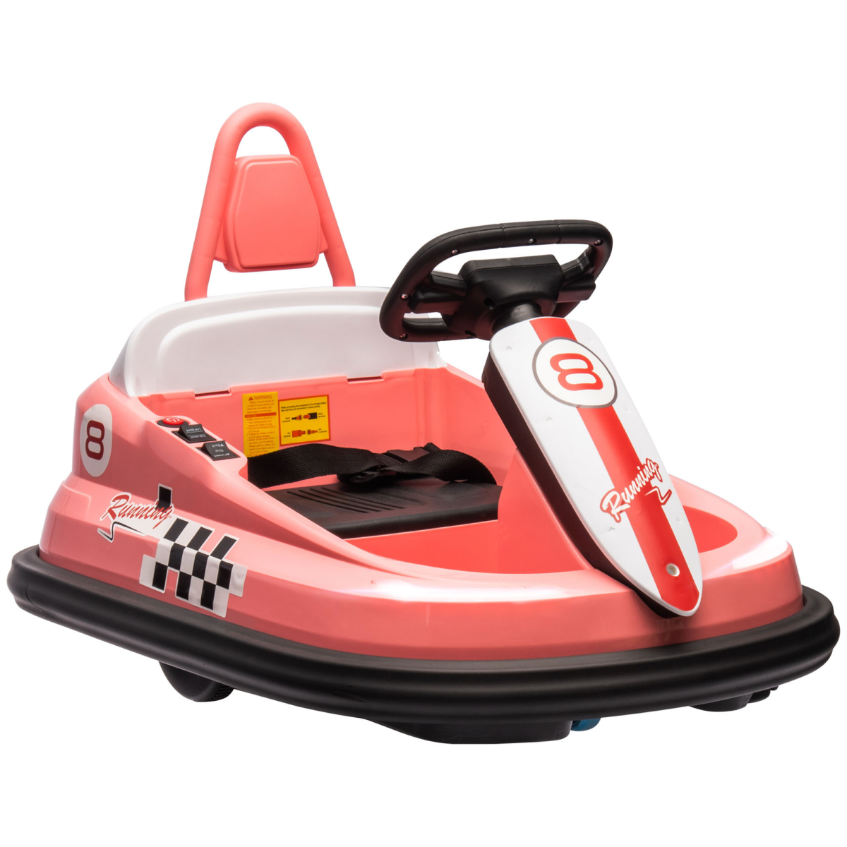 cortex-london-brighton-6v-kids-bumper-car-360-spin-pink