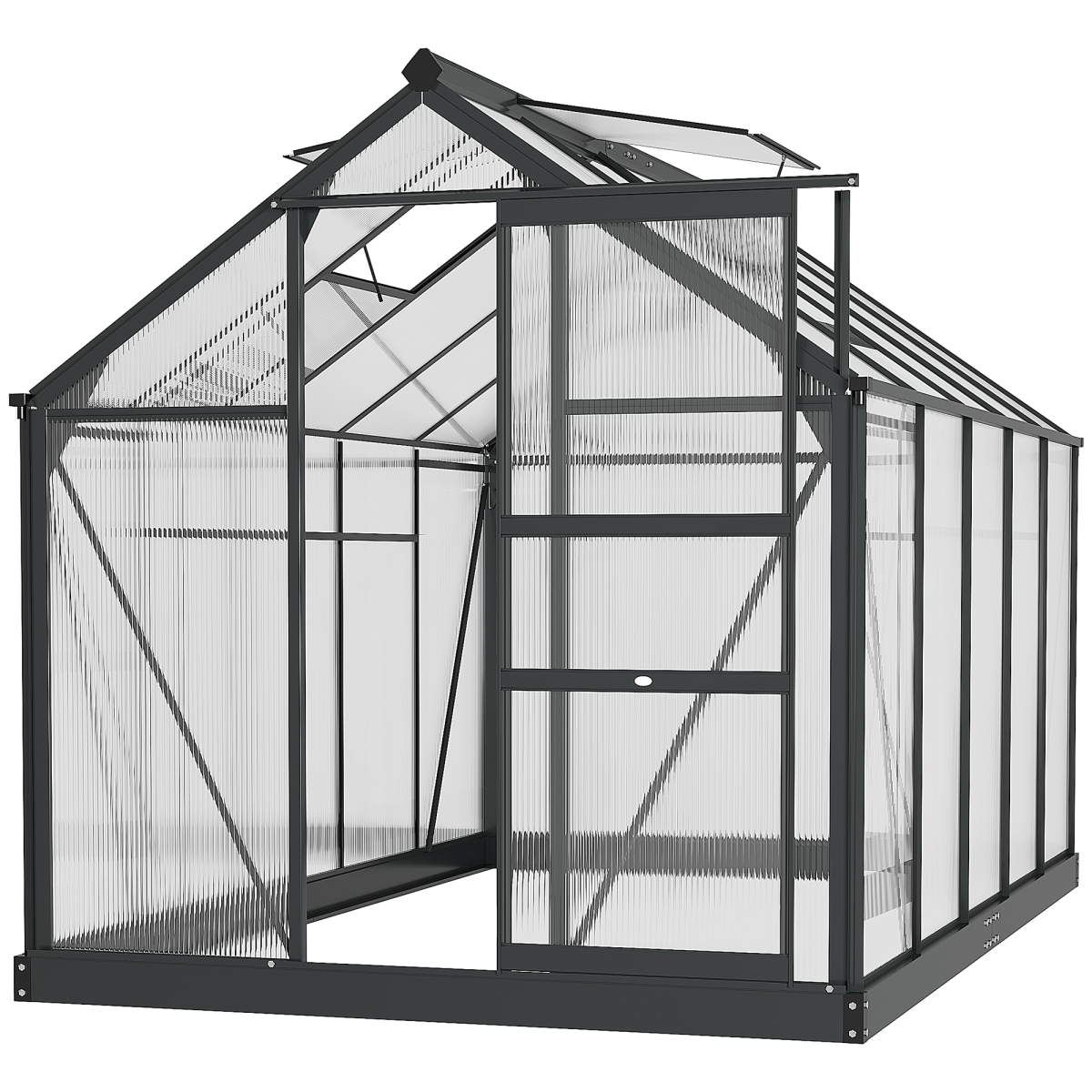 cortex-london-windsor-aluminium-polycarbonate-garden-greenhouse-6-x-10ft