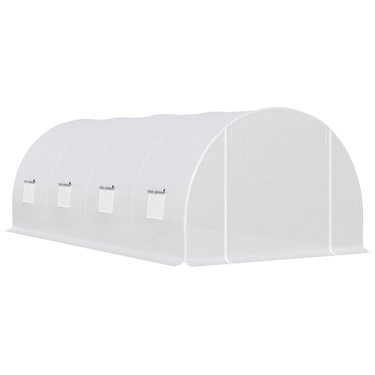 cortex-london-windsor-6-x-3-x-2-m-polytunnel-greenhouse-eight-windows-zippered-door