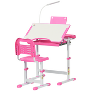 cortex-london-windsor-kids-adjustable-study-desk-and-chair-set-pink