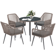 cortex-london-windsor-rattan-four-seater-garden-dining-set-light-brown