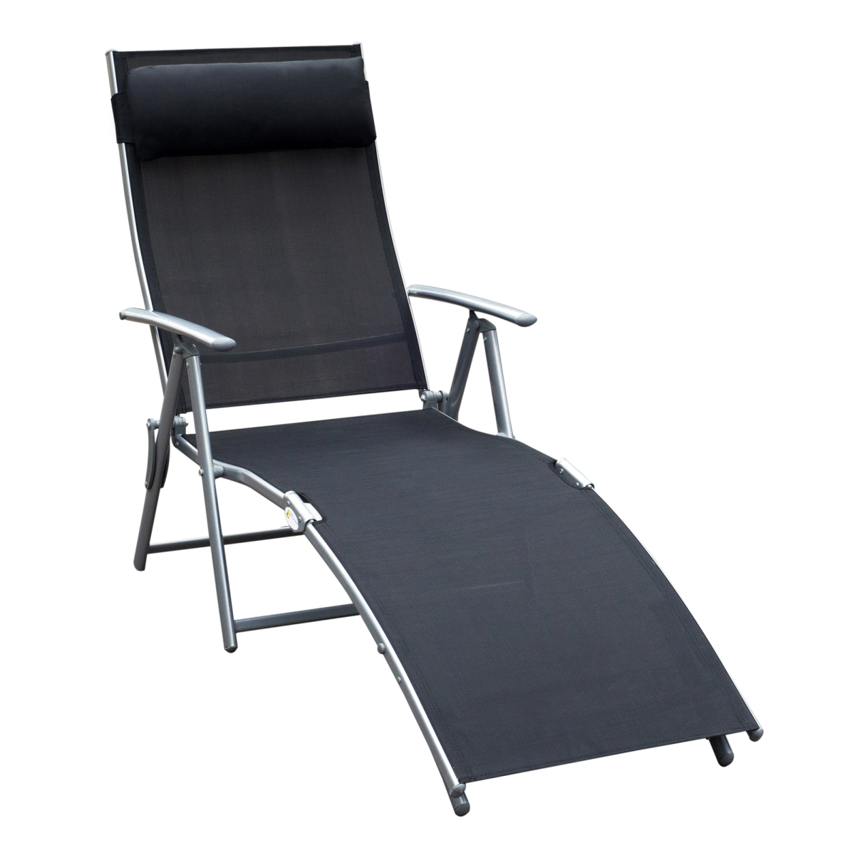 cortex-london-windsor-black-textilene-folding-sun-lounger-recliner