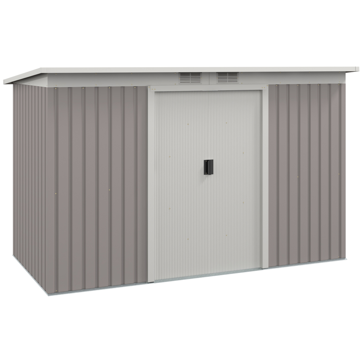 cortex-london-windsor-light-grey-metal-roof-garden-storage-shed