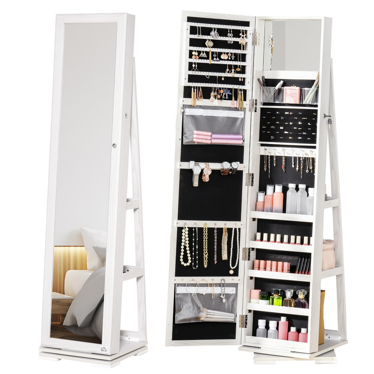 cortex-london-windsor-360-swivel-lockable-full-length-jewellery-mirror-cabinet