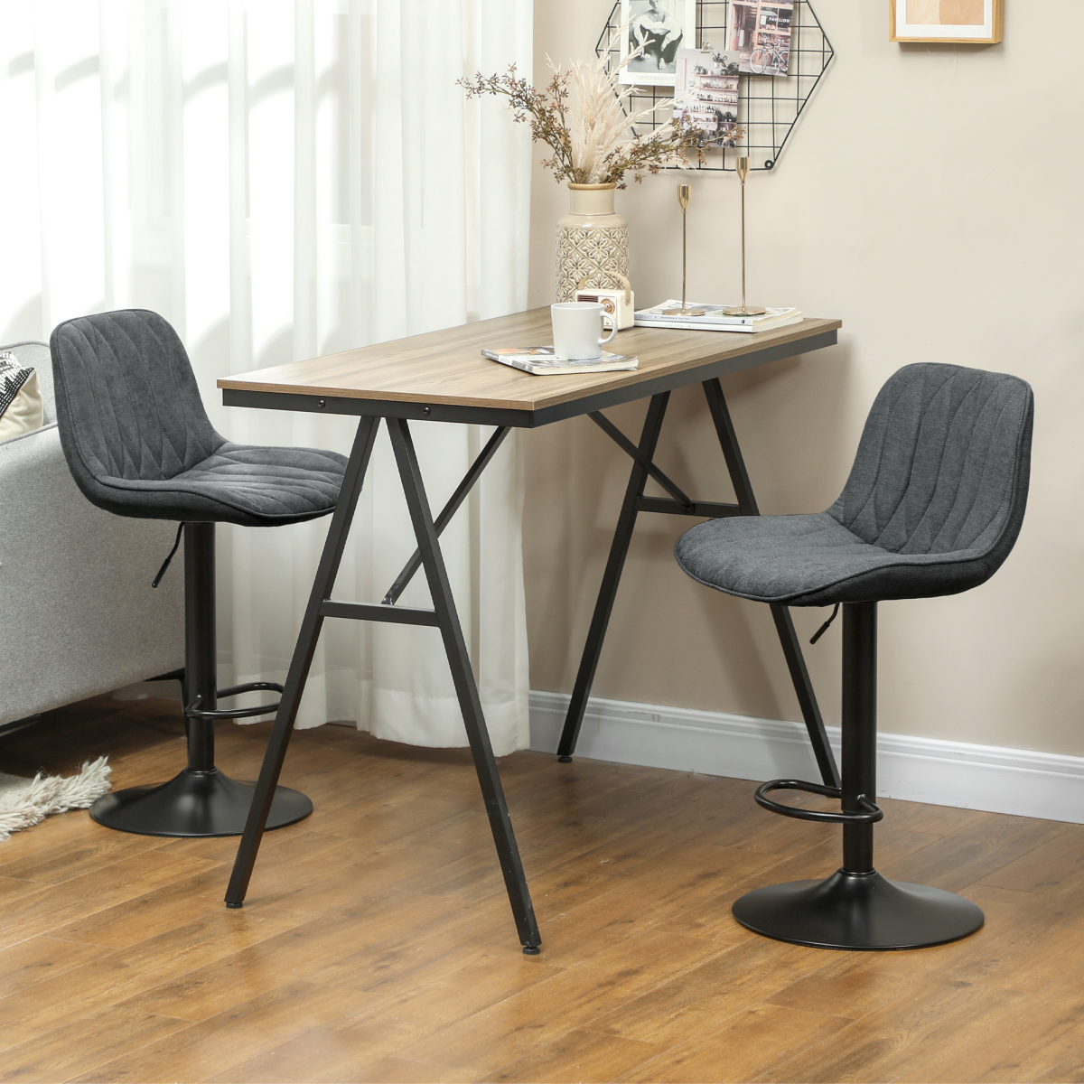 cortex-london-windsor-adjustable-linen-look-bar-stools-set-of-2-charcoal-grey-black