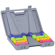 cortex-london-windsor-colourful-dumbbell-weights-set-10kg-with-case