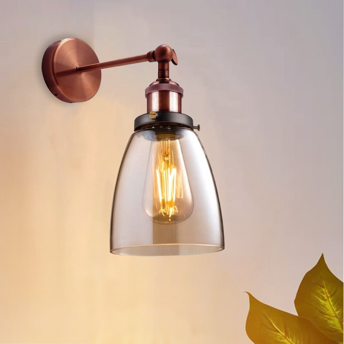 cortex-london-york-amber-glass-adjustable-wall-light-copper-plated-base