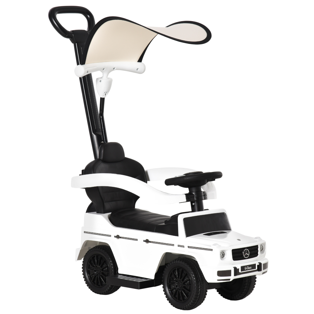 cortex-london-windsor-mercedes-benz-g350-white-ride-on-slider-stroller-kids-vehicle