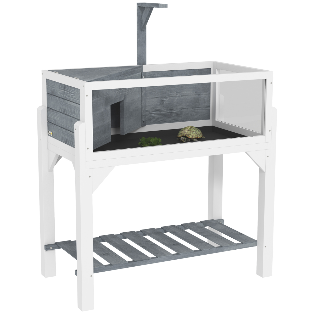 cortex-london-windsor-wooden-tortoise-house-storage-shelf-clear-windows