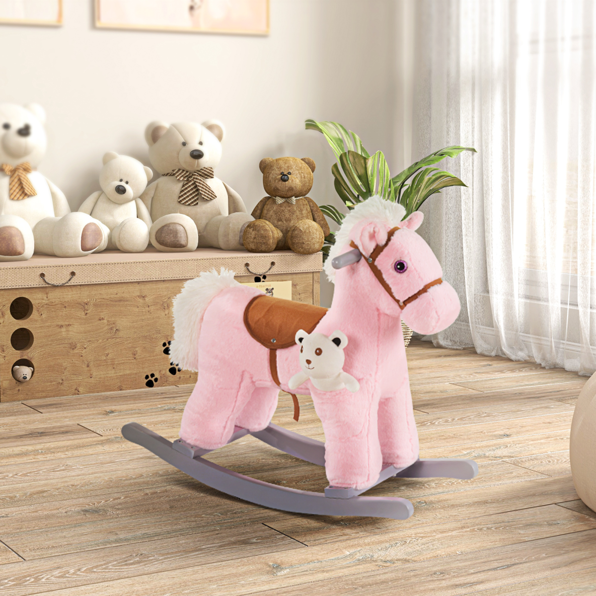 cortex-london-windsor-kids-rocking-horse-pink-plush