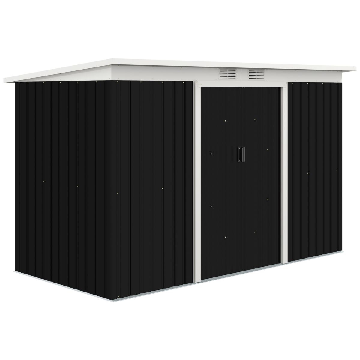 cortex-london-windsor-9-x-4ft-galvanised-steel-garden-storage-shed-grey