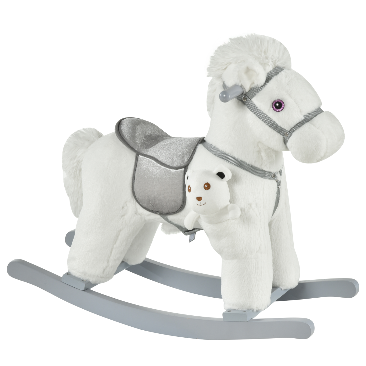 cortex-london-windsor-kids-plush-ride-on-rocking-horse-with-sounds