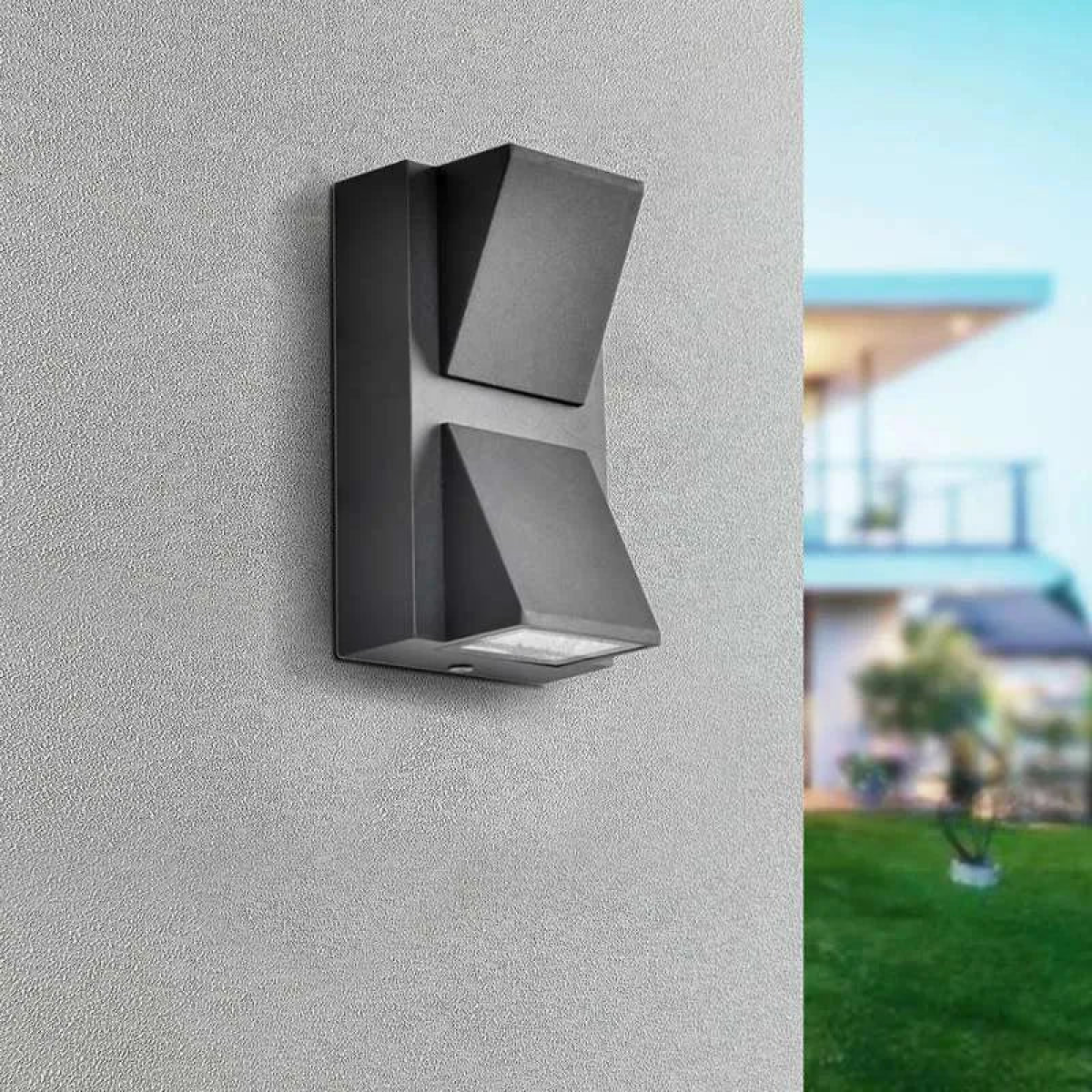 cortex-london-windsor-6w-black-outdoor-k-shape-up-down-wall-light-ip54