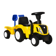 cortex-london-yorkshire-tractor-toddler-walker-ride-on-yellow-homcom