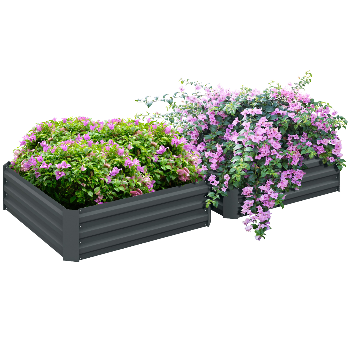 cortex-london-kensington-set-of-2-dark-grey-galvanised-steel-raised-garden-beds