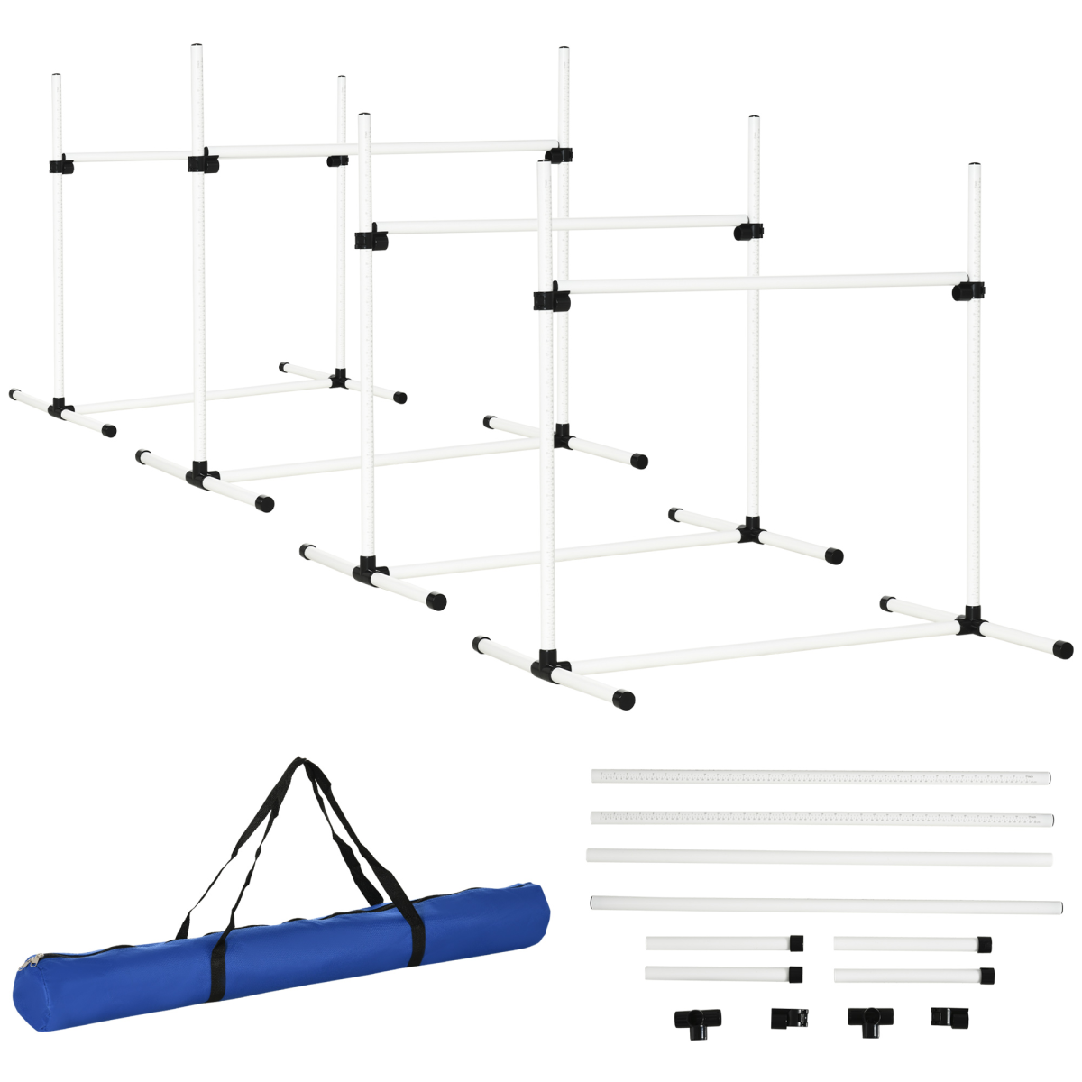 cortex-london-windsor-canine-agility-jump-training-set-portable-adjustable
