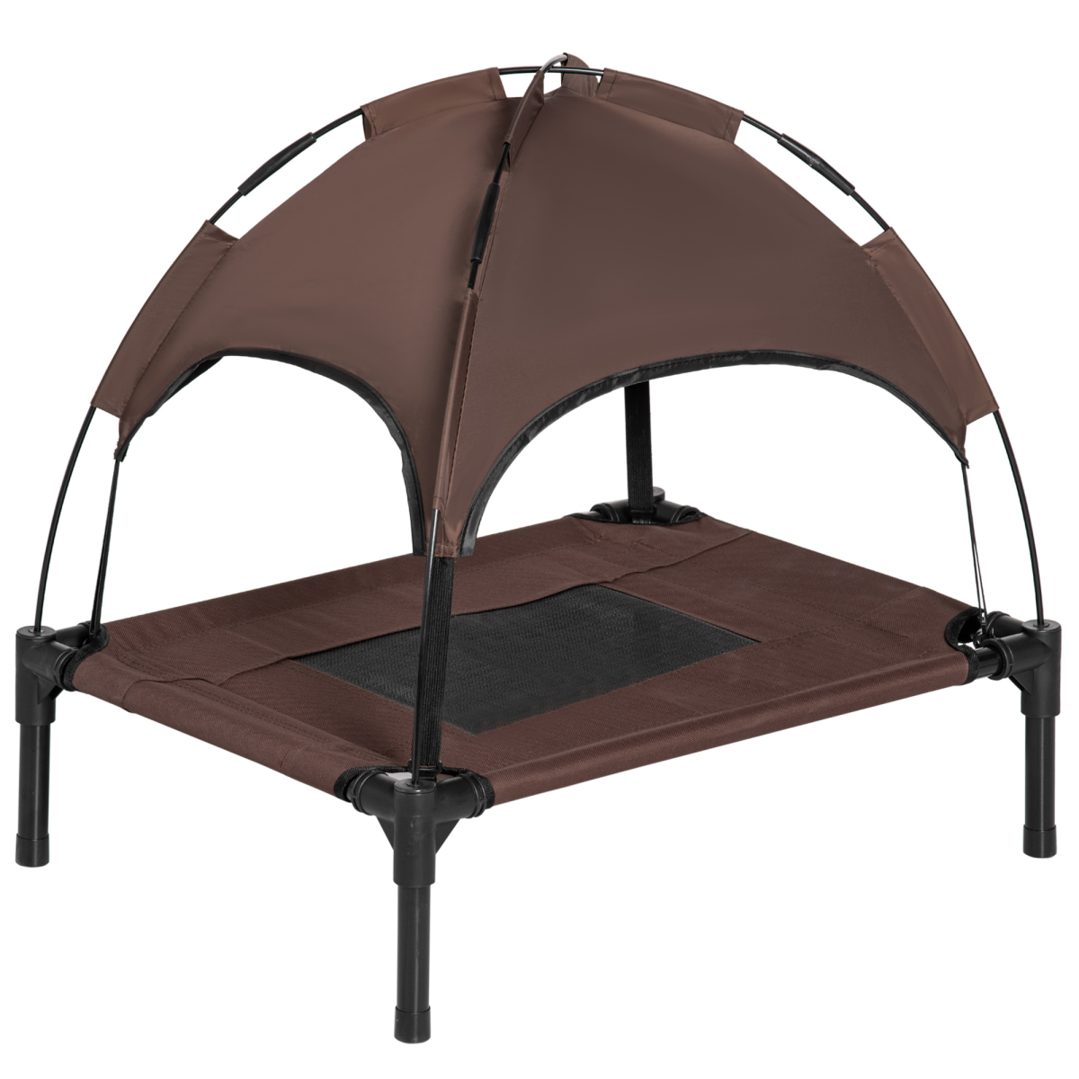 cortex-london-windsor-elevated-dog-bed-canopy-outdoor-brown