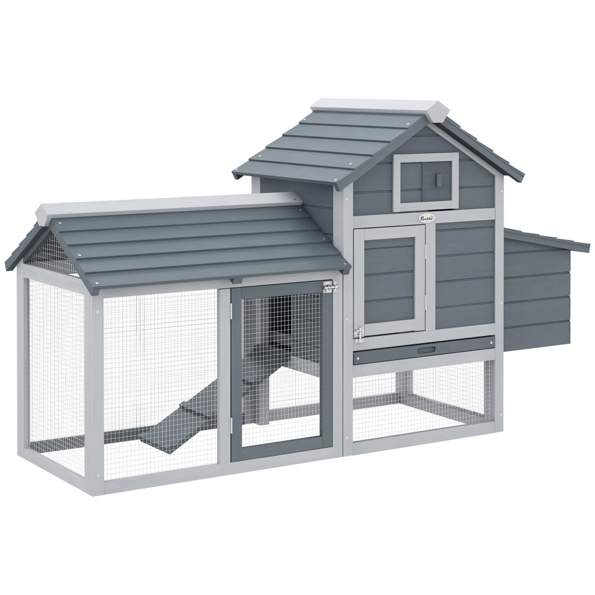 cortex-london-windsor-chicken-coop-hen-cage-outdoor-run-grey