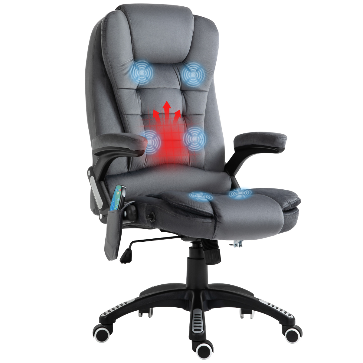 cortex-london-windsor-executive-heated-massage-reclining-chair-grey