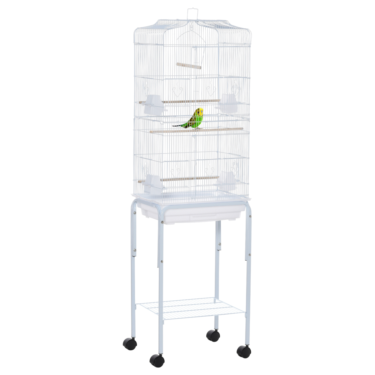 cortex-london-windsor-white-bird-cage-with-stand-for-budgie-finch-canary-parakeet