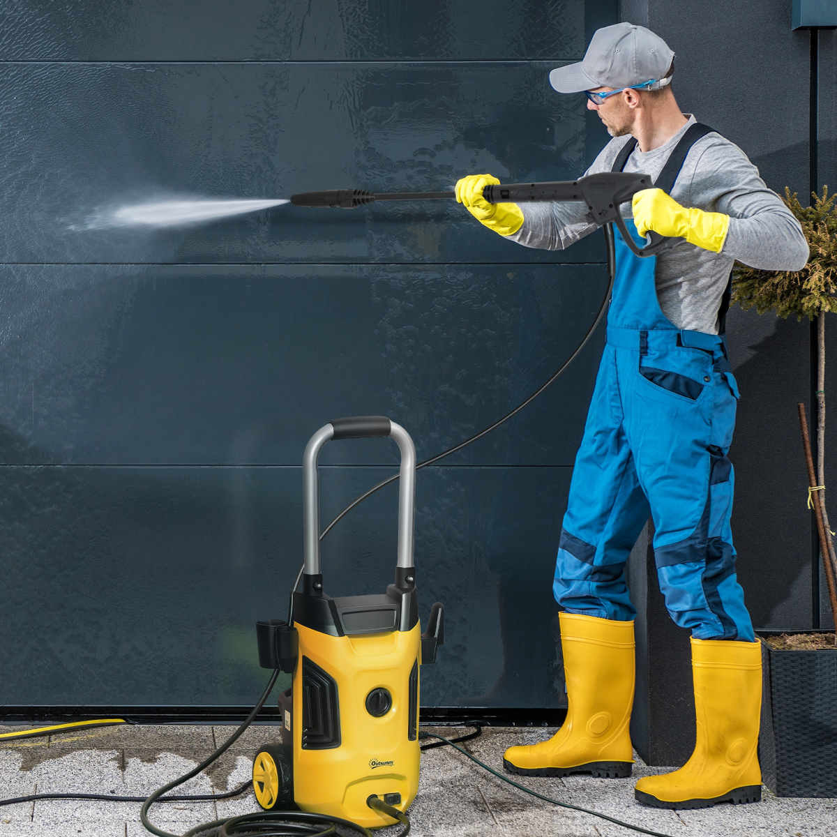 cortex-london-windsor-high-pressure-washer-1800w-150-bar-yellow-black