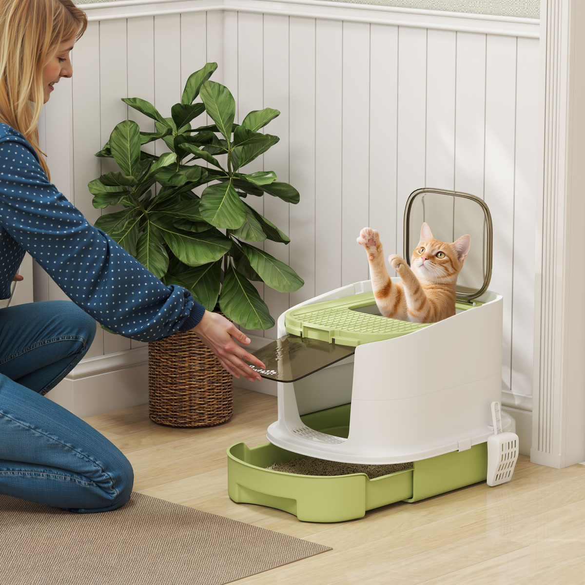 cortex-london-york-private-cat-litter-box-green-white-black