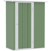 cortex-london-windsor-green-garden-storage-shed-lockable-door-sloped-roof-142x84x189cm
