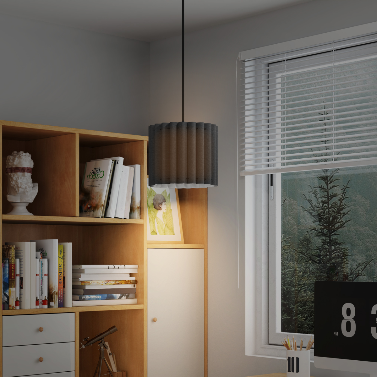 cortex-london-kensington-wave-pendant-light-black-metal-linen-e27