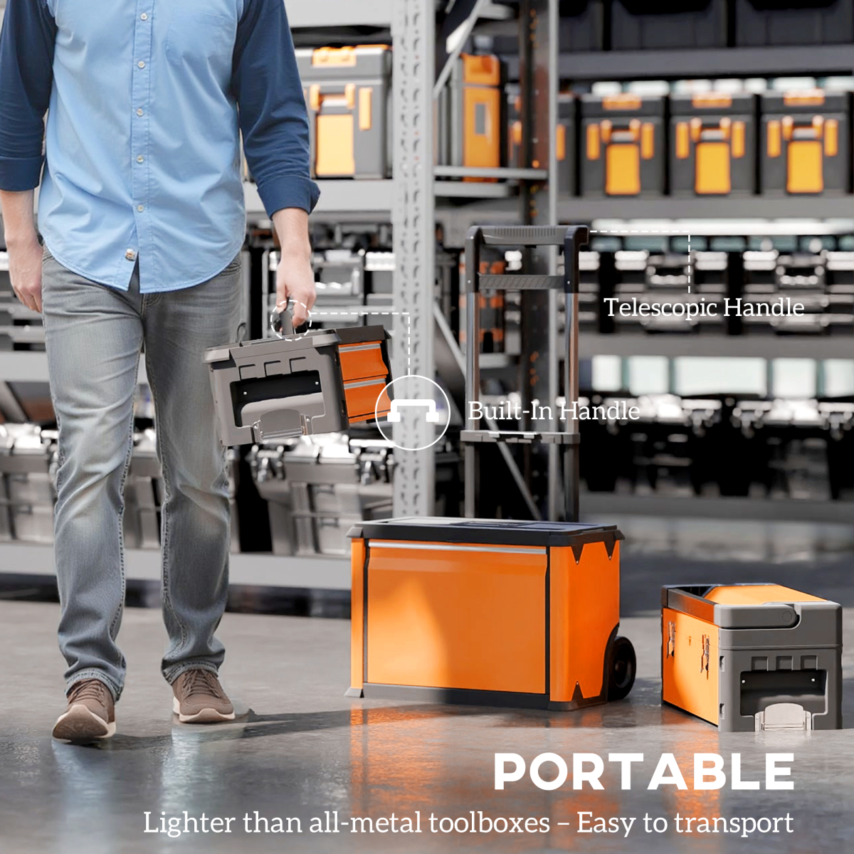 cortex-london-york-stackable-steel-tool-storage-box-system-orange-black