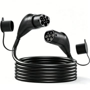HOMCOM Type 2 EV Charging Cable, 7kW, 32A, Mode 3, 1-Phase, 10m Type 2 to Type 2 EV Extension Cable for EVs, PHEVs