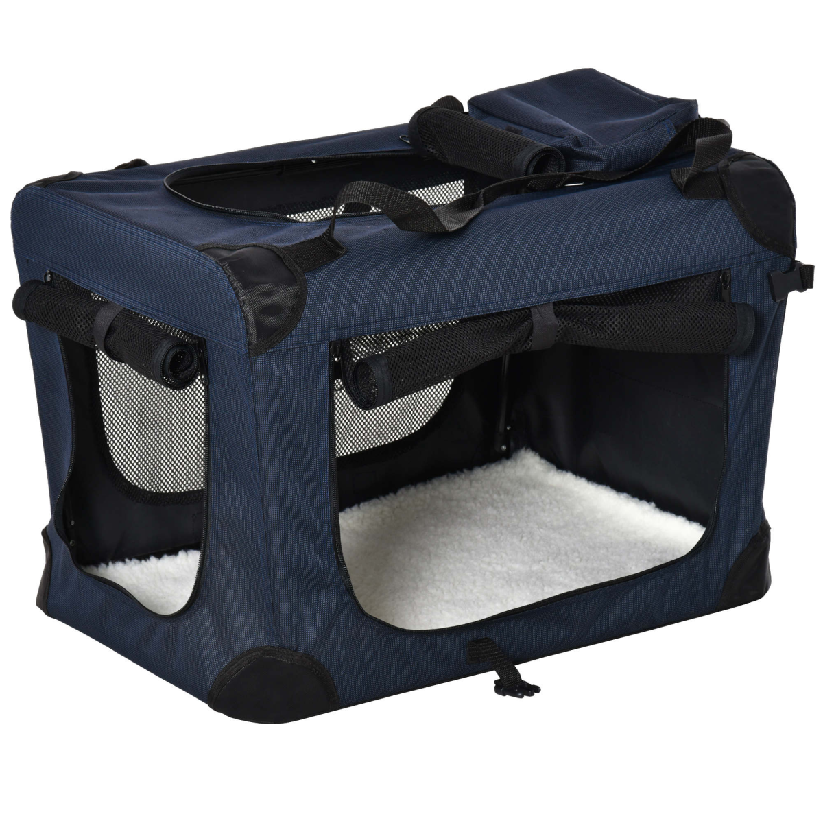 cortex-london-york-60cm-folding-pet-carrier-bag-with-washable-berber-fleece-cushion