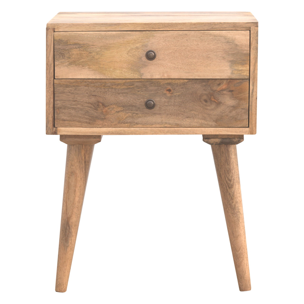 cortex-london-windsor-beige-solid-mango-wood-two-drawer-bedside-table