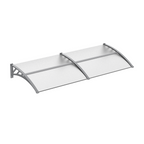 Door Canopy Awning Outdoor Window Rain Shelter Cover Clear