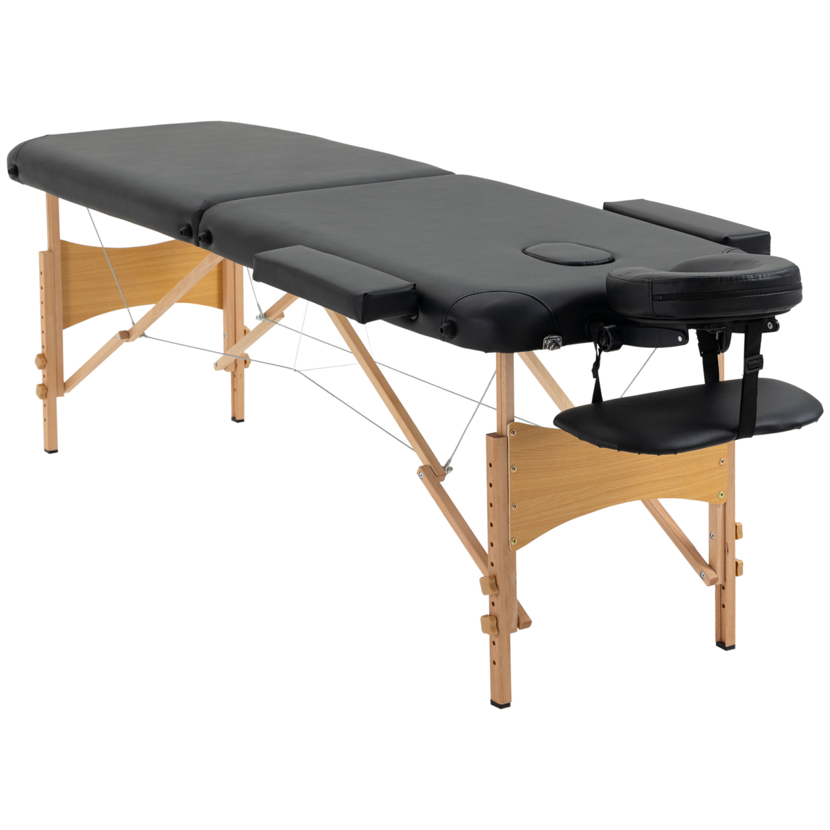 cortex-london-york-two-section-portable-massage-table-black