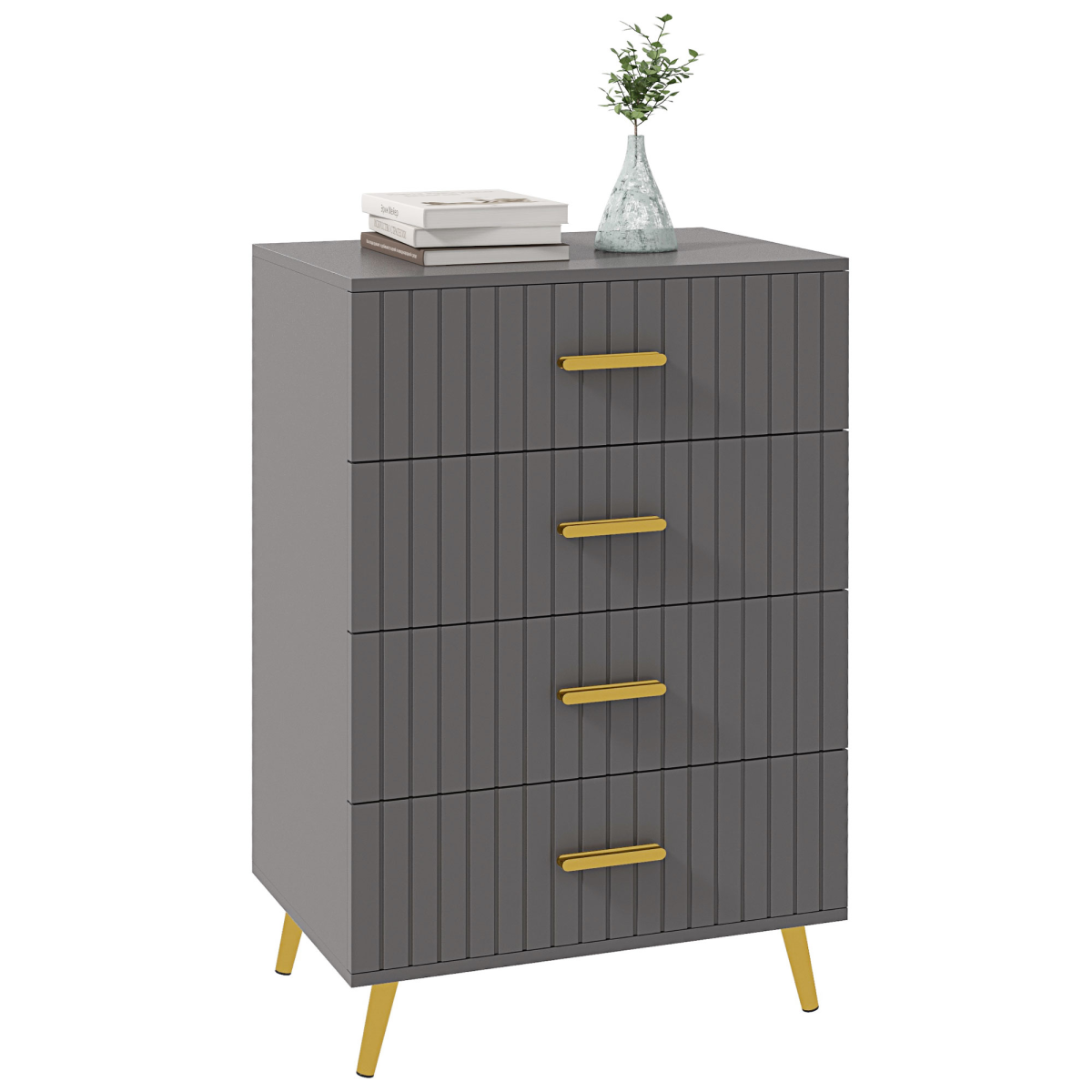 cortex-london-windsor-dark-grey-four-drawer-chest-aluminium-legs
