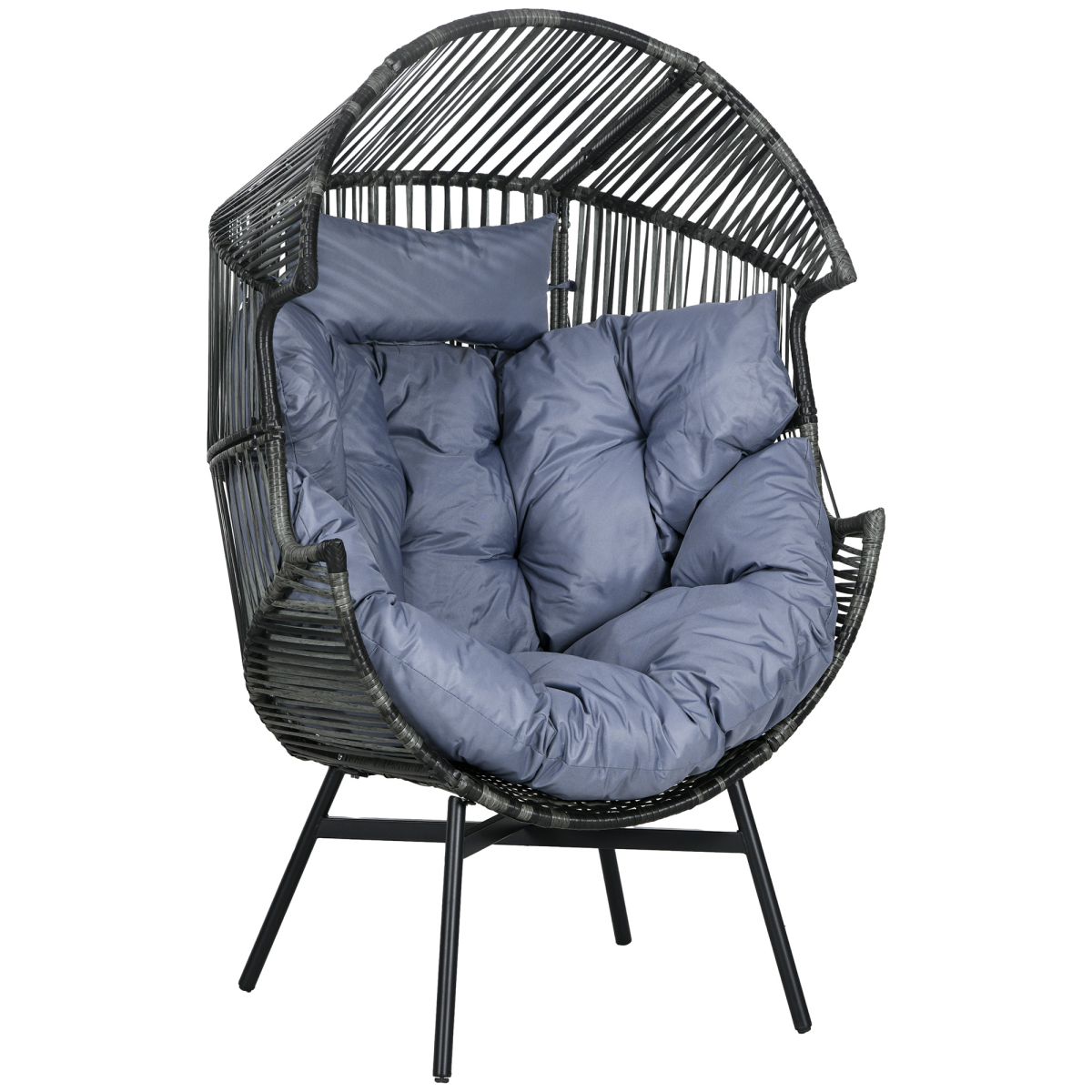 cortex-london-outsunny-rattan-leisure-chair-cushion-garden-egg-chair-headrest-grey