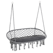 cortex-london-windsor-dark-grey-two-seater-cotton-rope-hammock-chair-metal-frame