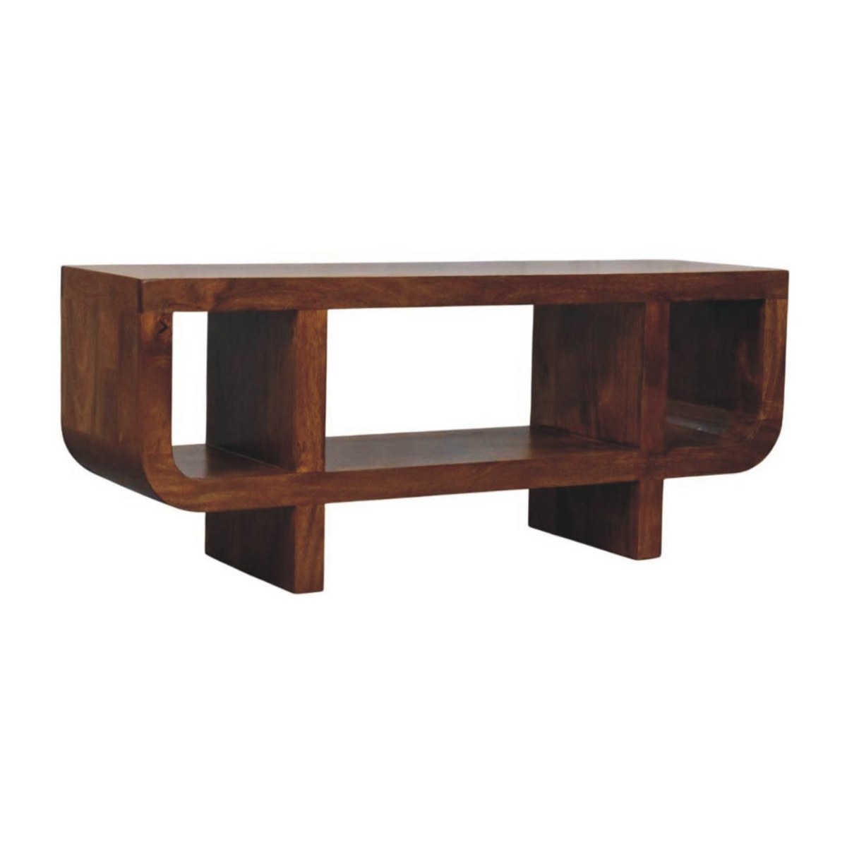 cortex-london-windsor-curved-chestnut-solid-mango-wood-media-unit-three-open-shelves-dark-brown