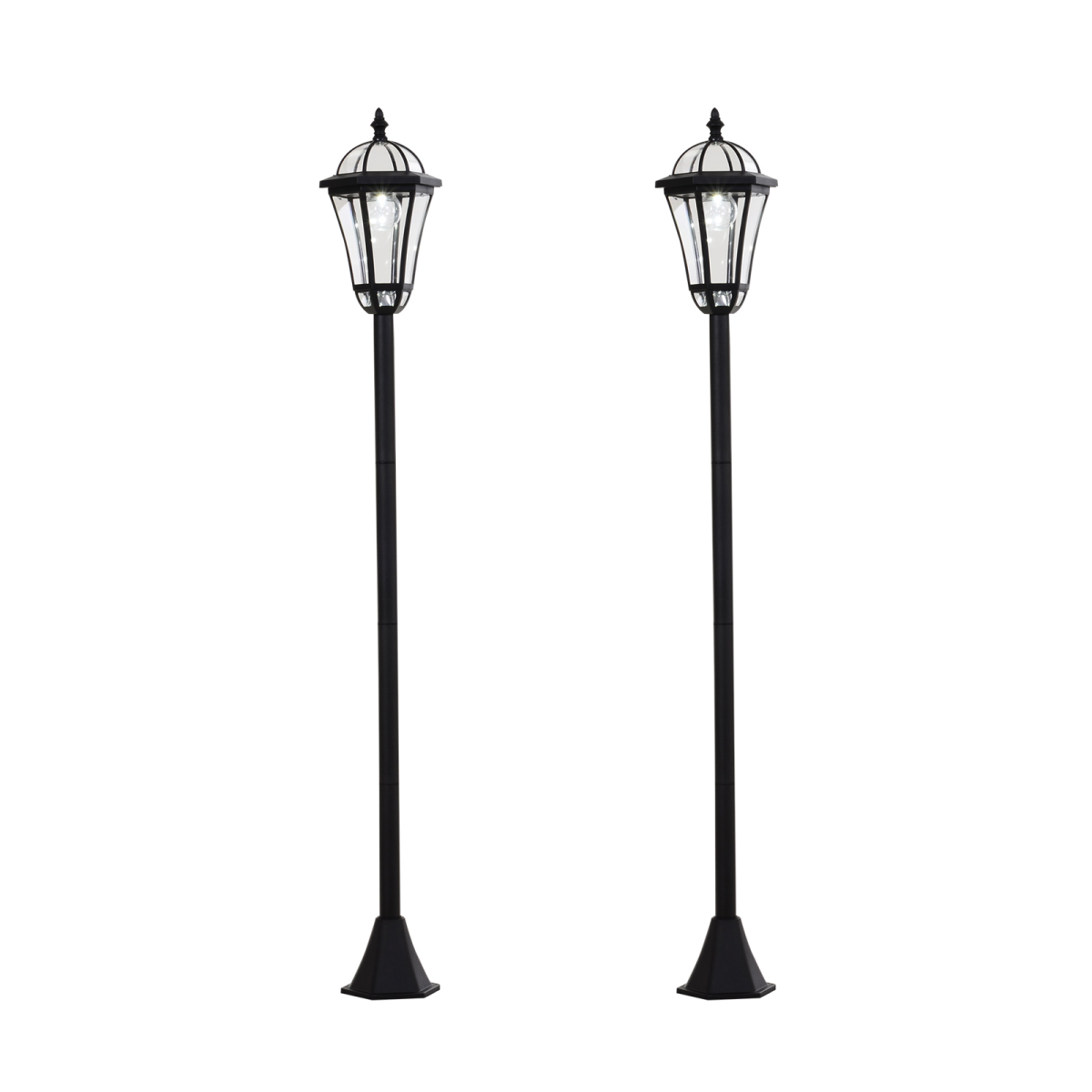 cortex-london-windsor-solar-led-garden-lamp-posts-set-of-2-black