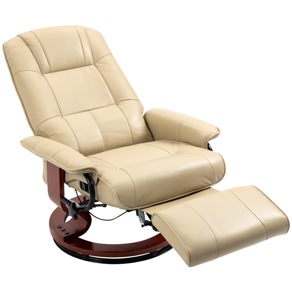 cortex-london-windsor-cream-pu-leather-reclining-office-chair