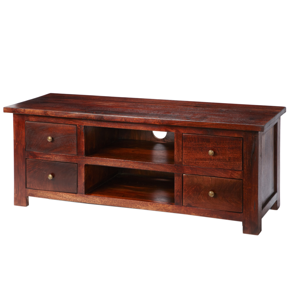 cortex-london-windsor-dark-mango-tv-cabinet-solid-mango-wood-four-drawers-brass-handles